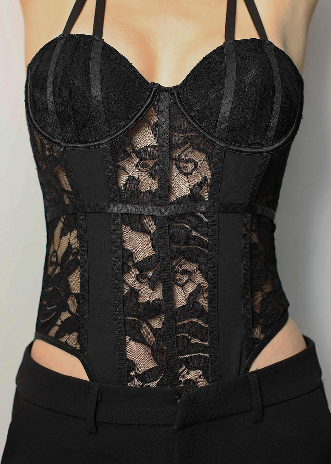 Noir Curve Bodysuit